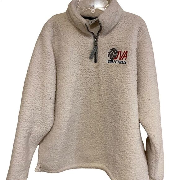 J. America JVA Volleyball Sherpa Sweatshirt - Picture 1 of 4